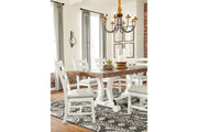 Valebeck White/Brown Dining Table - DMV FurnitureDining Table