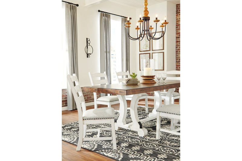 Valebeck White/Brown Dining Table - DMV FurnitureDining Table