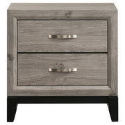 Valen 2-drawer Nightstand Bedside Table Light Taupe - 215912