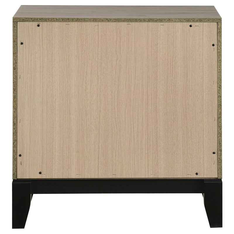 Valen 2-drawer Nightstand Bedside Table Light Taupe - 215912