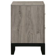 Valen 2-drawer Nightstand Bedside Table Light Taupe - 215912