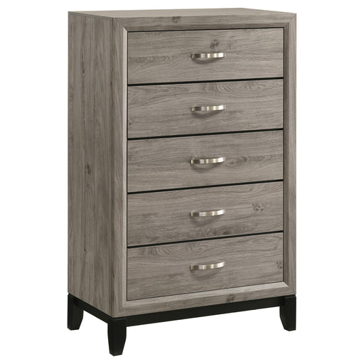 Valen 5-drawer Bedroom Chest of Drawers Light Taupe - 215915