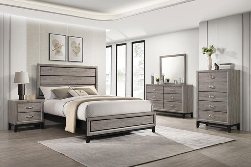 Valen Five-piece California King Bedroom Set Light Taupe - 215911KW-S5