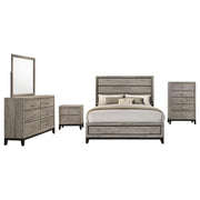 Valen Five-piece Eastern King Bedroom Set Light Taupe - 215911KE-S5