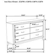 Valen Four-piece California King Bedroom Set Light Taupe - 215911KW-S4