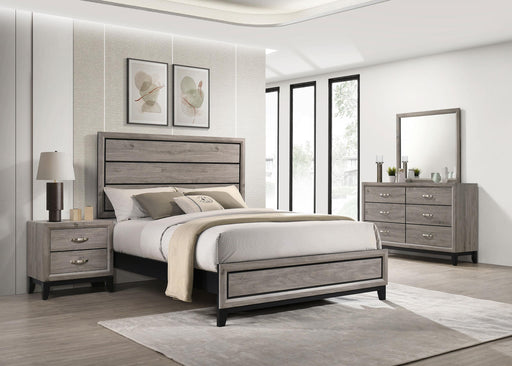 Valen Four-piece California King Bedroom Set Light Taupe - 215911KW-S4