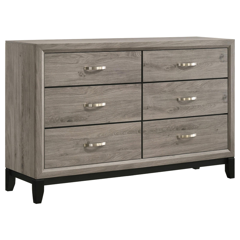 Valen Four-piece California King Bedroom Set Light Taupe - 215911KW-S4