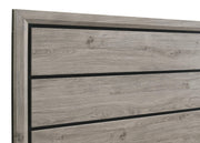 Valen Wood Full Panel Bed Light Taupe - 215911F