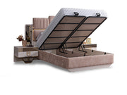 Valence Bedroom (Storage Bed With Headboard & Bench) - Queen - 120-VAL-QB-SET