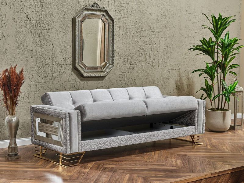 Valero 3-pieces (Sofa & Loveseat & Chair) Livingroom in Light Grey - 200-SER-VAL-STAR244-321