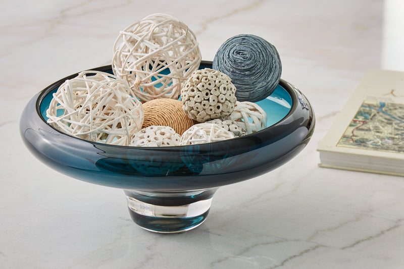 Vallborough Teal Blue Bowl - A2900017