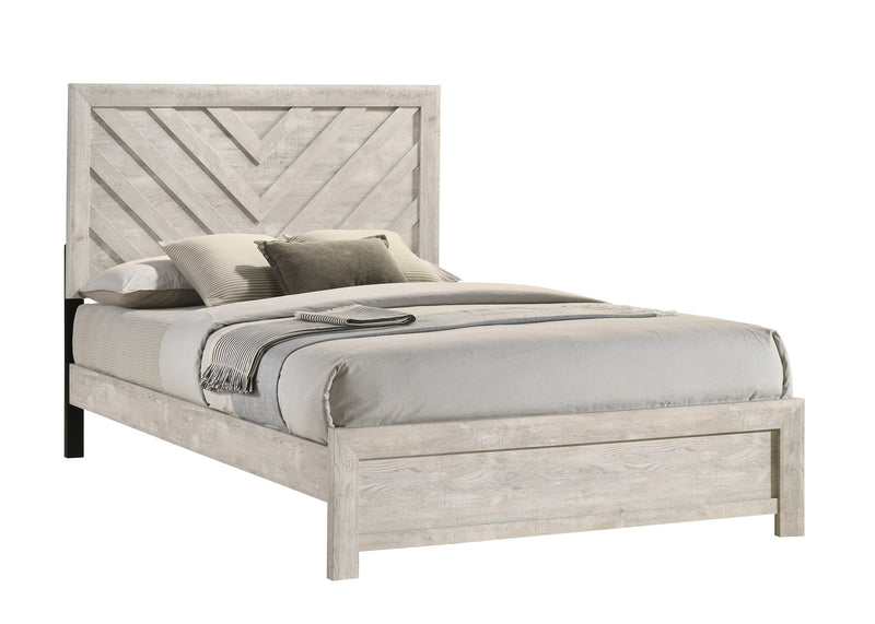 Valor Beige Full Panel Bed - DMV FurnitureFull Bed