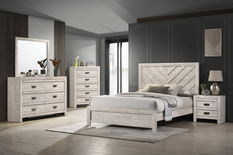 Valor Beige King Panel Bed - DMV FurnitureKing Bed