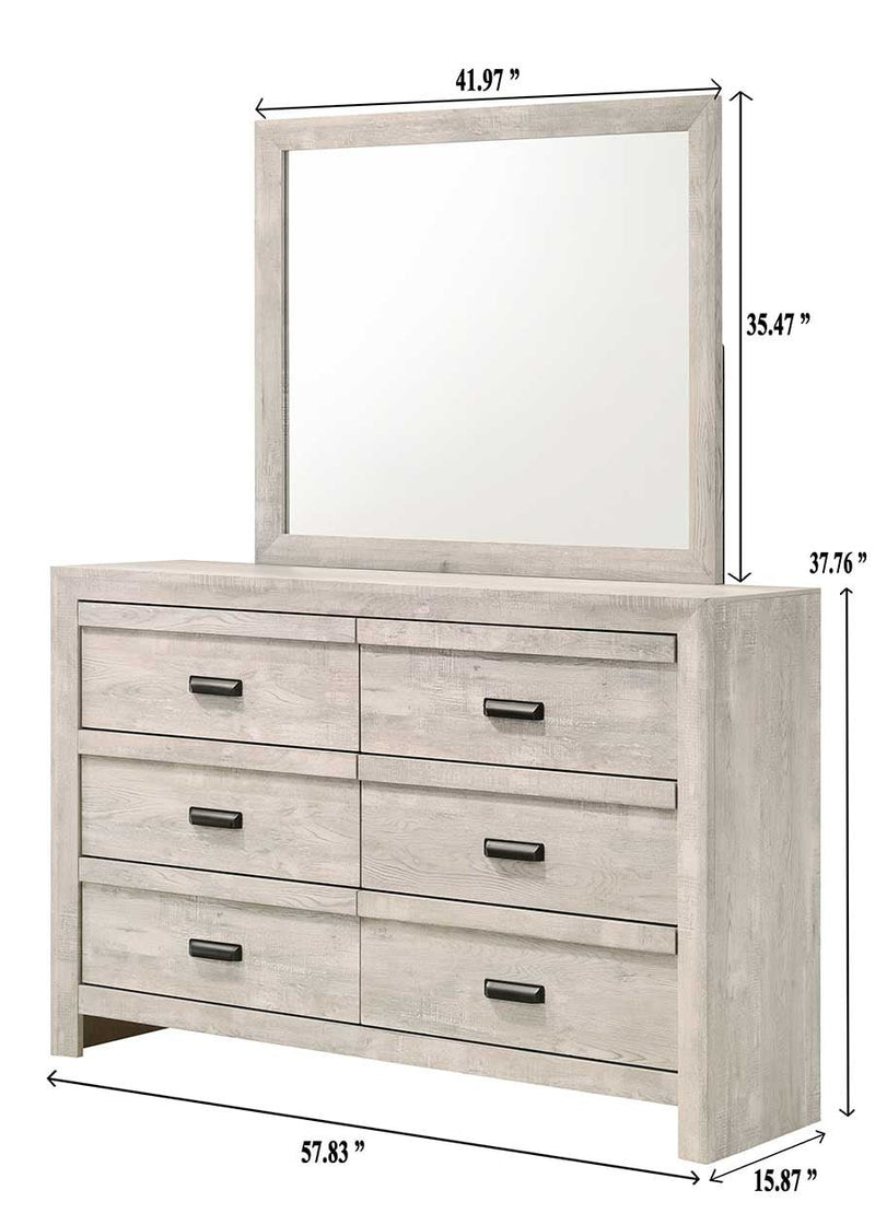 Valor Beige Panel Bedroom Set - DMV FurnitureBedroom Set