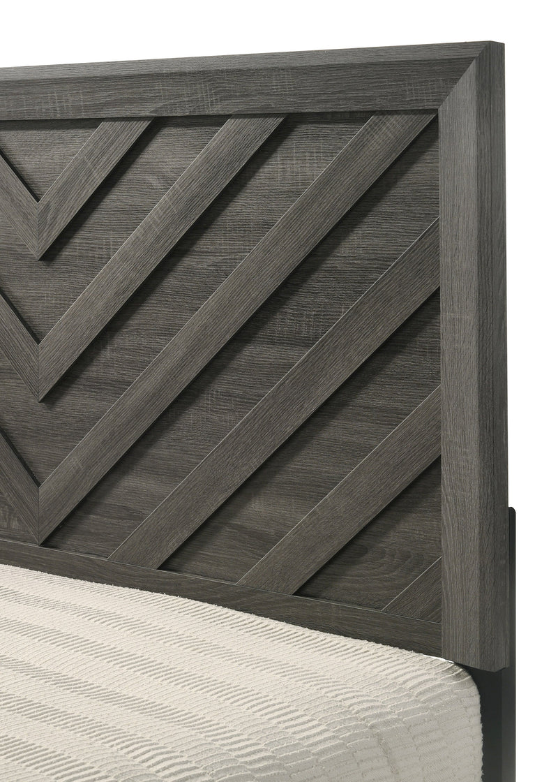 Valor Gray Full Panel Bed - DMV FurnitureFull Bed