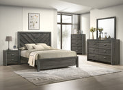 Valor Gray King Panel Bed - DMV FurnitureKing Bed