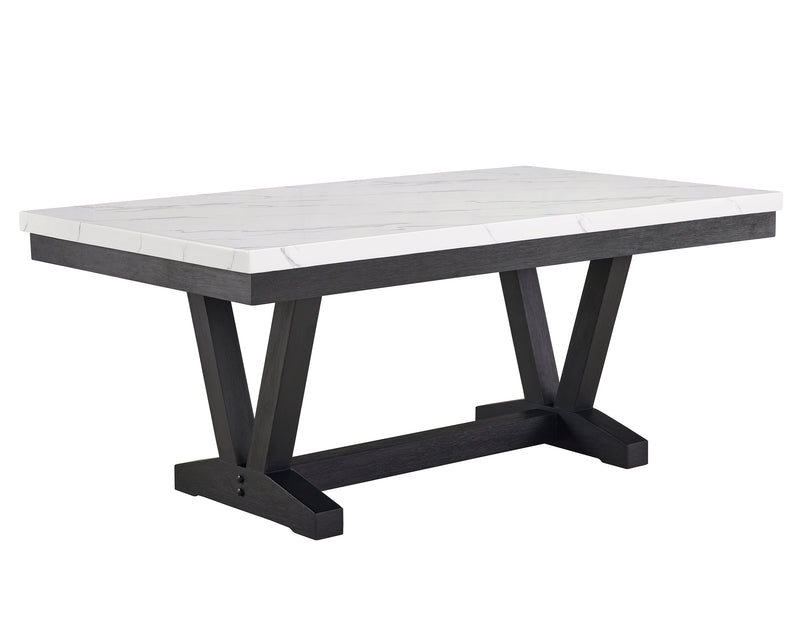 Vance Dove Faux Marble Dining Set - DMV FurnitureDining Room Set