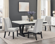 Vance Dove Faux Marble Dining Set - DMV FurnitureDining Room Set