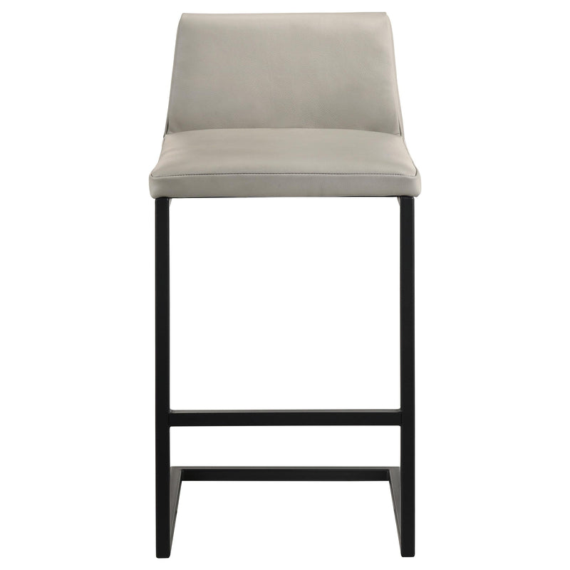 Vardon Genuine Leather Bar Stool Tan (Set of 2) - 182226TAN
