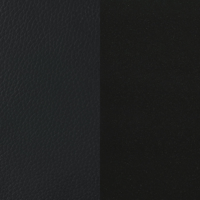 Vardon Genuine Leather Counter Height Chair Black (Set of 2) - 112229BLK
