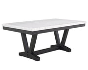 Varley Dove Genuine Marble Dining Set - DMV FurnitureDining Room Set