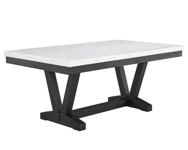Varley Dove Genuine Marble Dining Set - DMV FurnitureDining Room Set