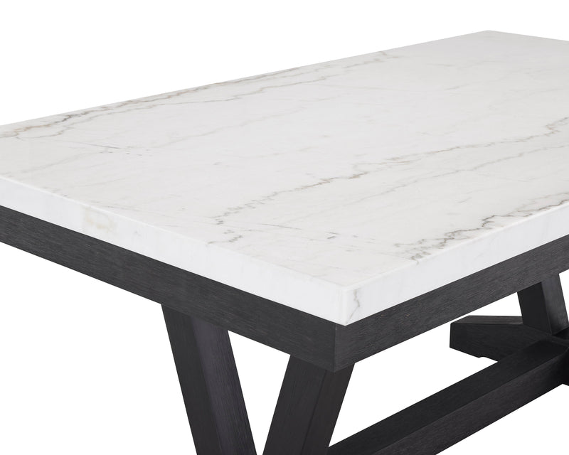 Varley Dove Genuine Marble Dining Set - DMV FurnitureDining Room Set
