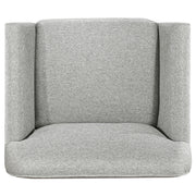 Vaughn 3-piece Fabric Upholstered Flared Arm Sofa Set Grey - 511071-S3