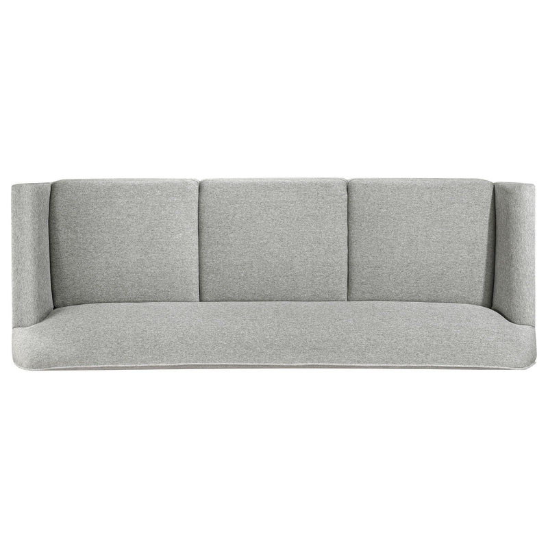 Vaughn 3-piece Fabric Upholstered Flared Arm Sofa Set Grey - 511071-S3