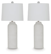 Vauville White Table Lamp (Set of 2) - L243674