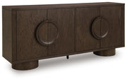 Veeda Dark Brown Accent Cabinet - A4000703