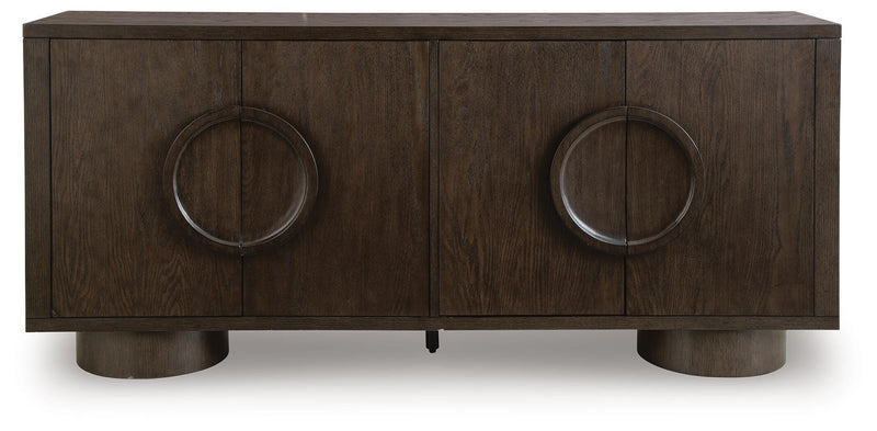 Veeda Dark Brown Accent Cabinet - A4000703