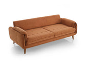 Vega Convertible Sofa in Brick - 200-ELI-VEG-P9-04-3