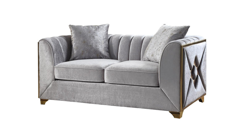 Velencia Loveseat Silver - Velencia Loveseat Silver