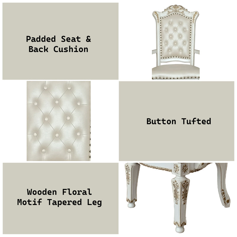 Vendome Arm Chair(Set-2) - DN01349