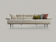 Venedik Convertible 4 Seat Sofa in Brick - 200-ELI-VEN-LS-12-4