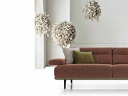 Venedik Convertible 4 Seat Sofa in Brick - 200-ELI-VEN-LS-12-4