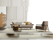 Venedik Convertible 4 Seat Sofa in Brick - 200-ELI-VEN-LS-12-4