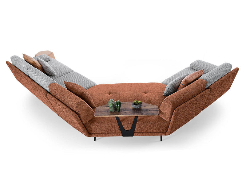 Venedik Sectional Sofa in Cream - 200-ELI-VEN-VRG-02-S