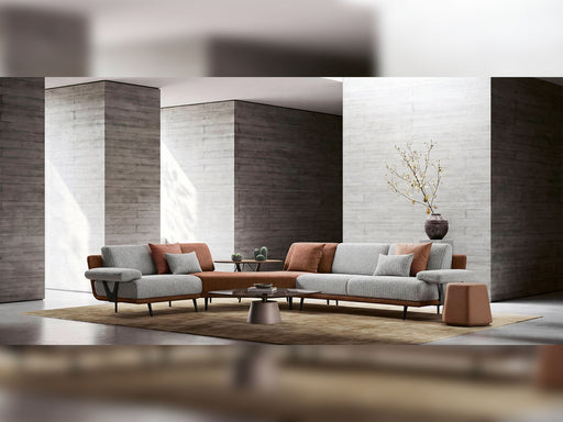 Venedik Sectional Sofa in Grey-Brick - 200-ELI-VEN-CB01-03-P9-07-S