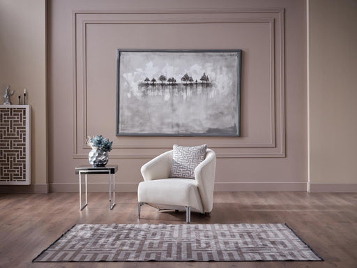 Venice Accent Chair (Merit Cream) Chrome Leg - DMV FurnitureLiving Room Chair
