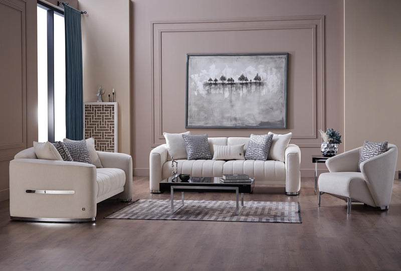 Venice S (Merit Cream) Living Room Set - DMV FurnitureLiving Room Set