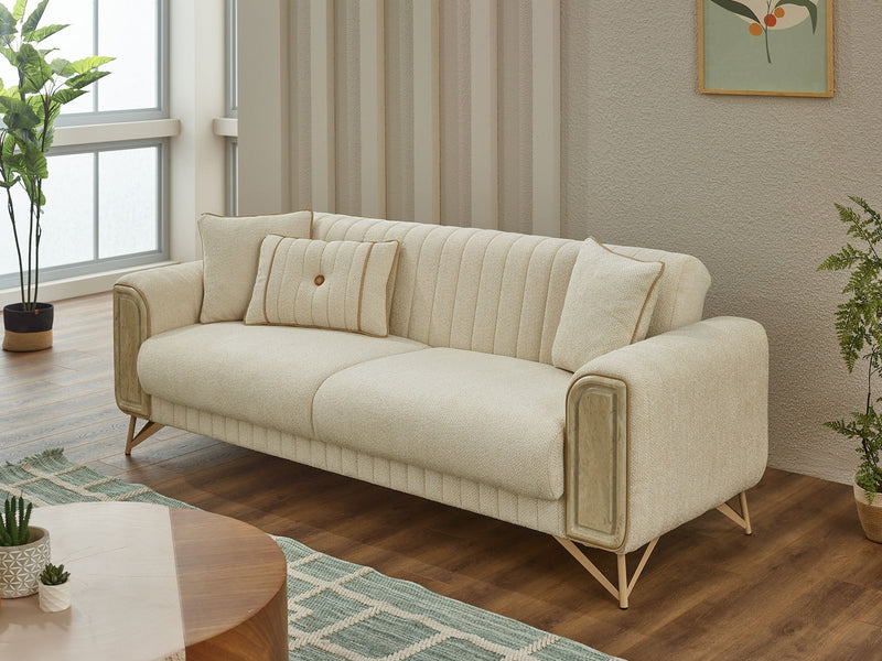 Venta  3-pieces (Sofa & Loveseat & Chair) Livingroom in Brown - 200-SIM-VEN-CALVE10-321