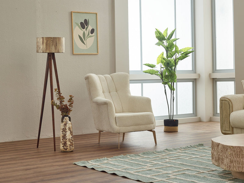 Venta Chair in Cream - 200-SIM-VEN-CALVE03-B