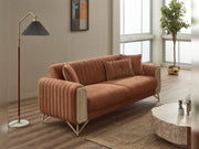 Venta Convertible Loveseat in Green - 200-SIM-VEN-CALVE14-2