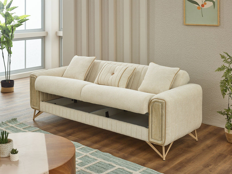 Venta Convertible Sofa in Green - 200-SIM-VEN-CALVE14-3