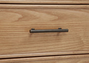 Vermes 55-inch 3-drawer Writing Desk with Power Outlet Light Ash - 802061