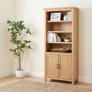 Vermes 72-inch 2-door Home Office Cabinet Bookcase Light Ash - 802063