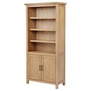 Vermes 72-inch 2-door Home Office Cabinet Bookcase Light Ash - 802063