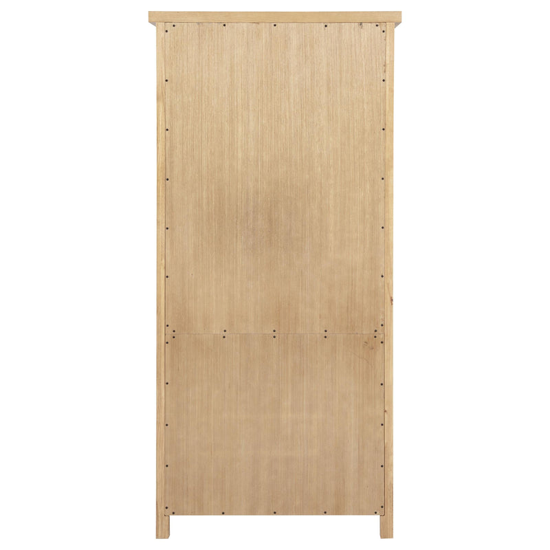 Vermes 72-inch 2-door Home Office Cabinet Bookcase Light Ash - 802063